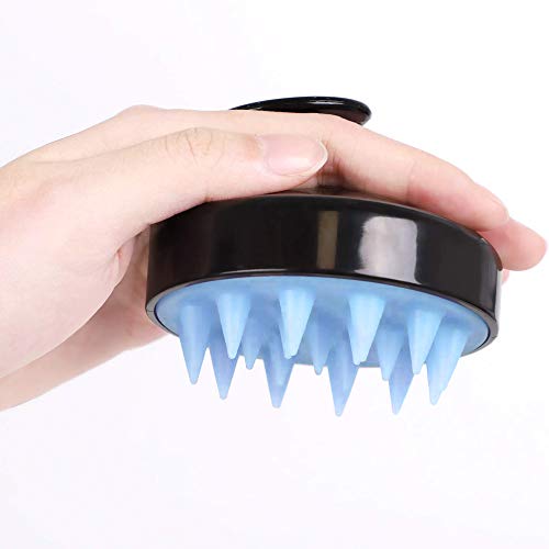 Ithyes Shampoo Brush Silicon Scalp Massager Hair Brush Wet Dry Comb Head Rubb...