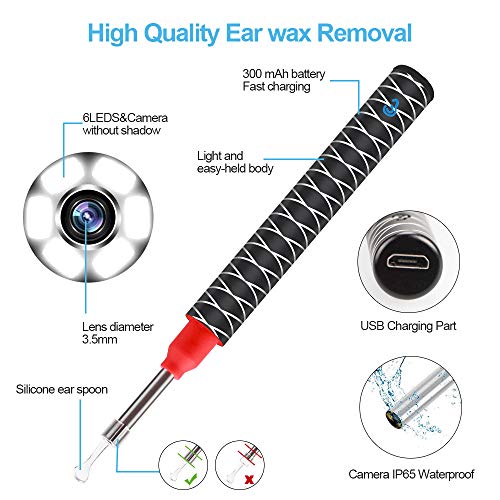 Ear Wax Removal, Earwax Remover Tool with 1080P HD, Waterproof, Easy Use, 3.5...