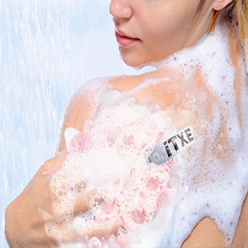 iTXE 4 Pack Bath Sponge Shower Scrubber Large Loofah 75g Double Layer Shower ...