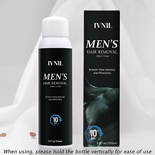 Ivnil Hair Removal Spray Foam For Men Dainty Hair Removal Cream Painless & No...