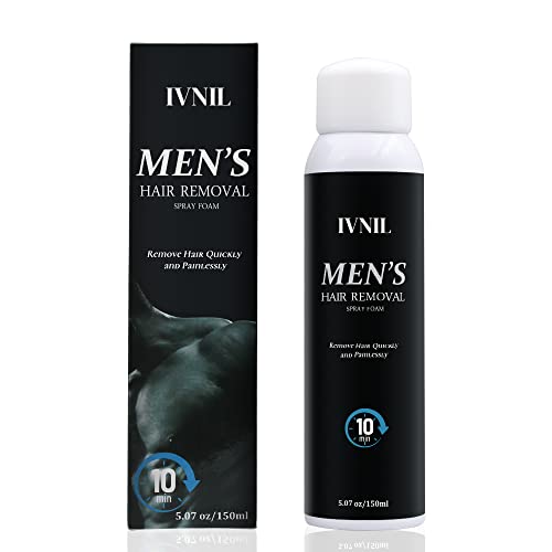 Ivnil Hair Removal Spray Foam For Men Dainty Hair Removal Cream Painless & No...