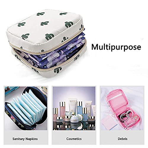 3 Pack sanitary napkin storage bag menstrual cup bag Cosmetic Bag 3 pack chap...