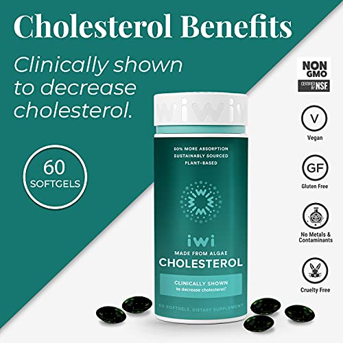 iwi Cholesterol Clinically Proven for Healthy Cholesterol Levels and Supports...