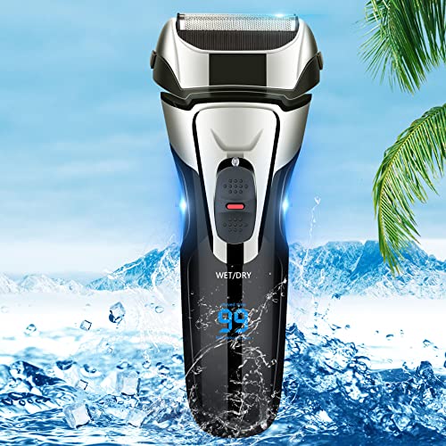 Electric Razor for Men,Shavers for Men Electric Razor Wet Dry,Rechargeable Me...