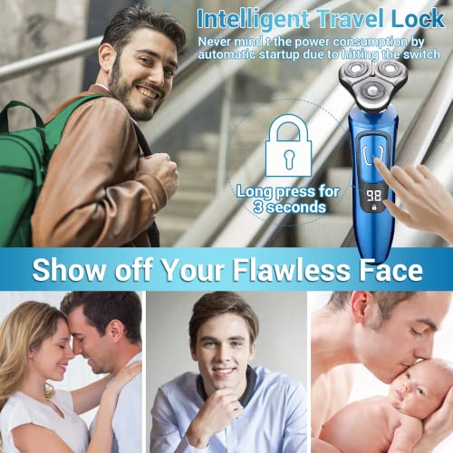 iwoole Electric Razor for Men,Electric Shavers for Men Wet Dry,Rechargeable M...