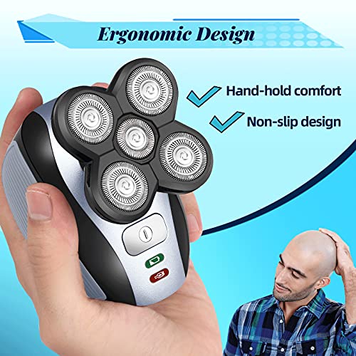 iwoole Head Shaver for Bald Men,5 in 1 Electric Shavers for Bald Head Cordles...