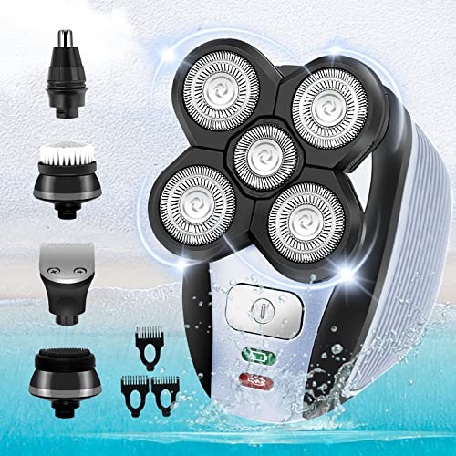 iwoole Head Shaver for Bald Men,5 in 1 Electric Shavers for Bald Head Cordles...