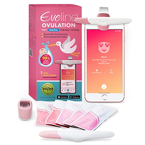 Eveline Digital Ovulation Predictor Test - Easy at Home Ovulation Test Kit wi...