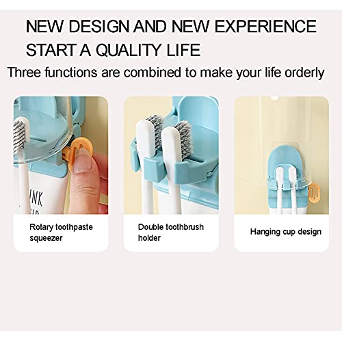 IXIGER Toothpaste Tube Squeezer,Wall-Mounted Toothpaste Dispenser Manual Toot...