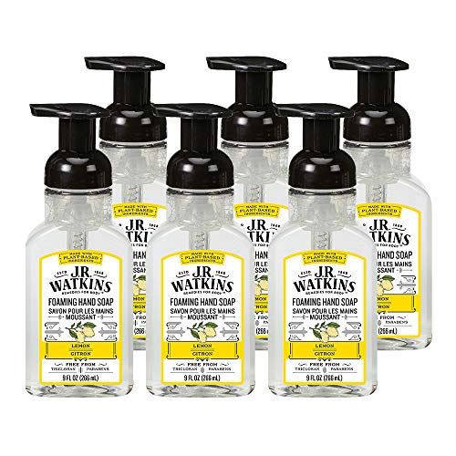 J.R. Watkins Foaming Hand Soap, Lemon, Scented Foam Handsoap for Bathroom or ...