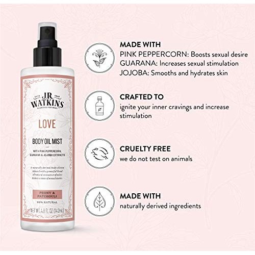 Love Moisturizing Body Oil Mist (Peony &Patchouli) 4.8 fl oz