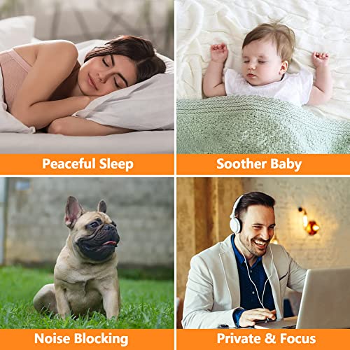 White Noise Machine with 24 Soothing Nature Sounds, Sound Machine Portable wi...