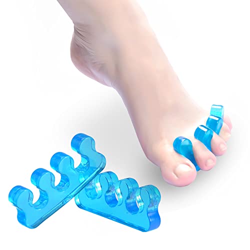 JADE KIT Toe Separator - 2 Packs - Silicone Bunion Pads for Overlapping Toes ...