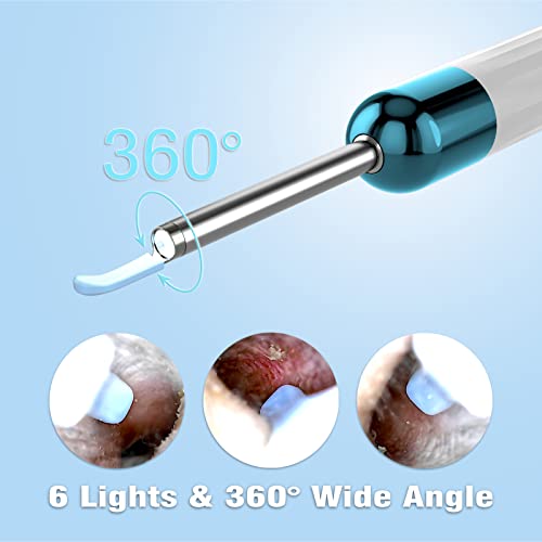JAJALUYA Ear Wax Removal Endoscope,Earwax Remover Tool,Ear Wax Remover with C...