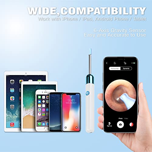 JAJALUYA Ear Wax Removal Endoscope,Earwax Remover Tool,Ear Wax Remover with C...