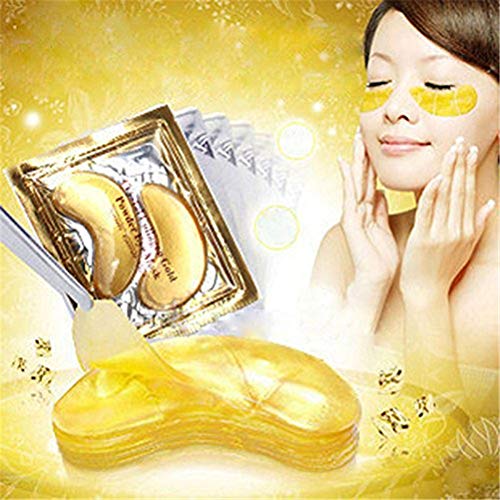 Jakuva 30 Pairs Collagen 24k Gold Eye Masks Under Eye Patches for Puffy Eyes,...