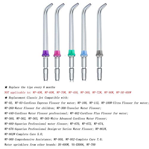 Jamverus Replacement Classic Jet Tips Dental Water Jet Nozzle Accessories for...