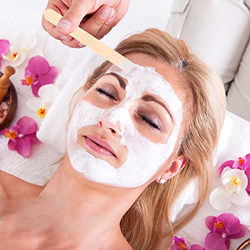 200 Pcs Assorted Style Eyebrow Wax Sticks Waxing Applicator Wooden Wax Spatul...