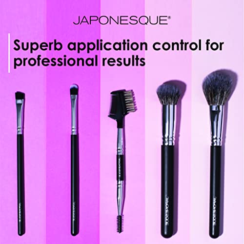 Japonesque Brow & Lash Shaper with 3 Different Spoolie Brushes, for Separatin...