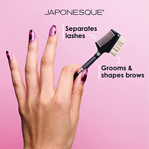 Japonesque Brow & Lash Shaper with 3 Different Spoolie Brushes, for Separatin...