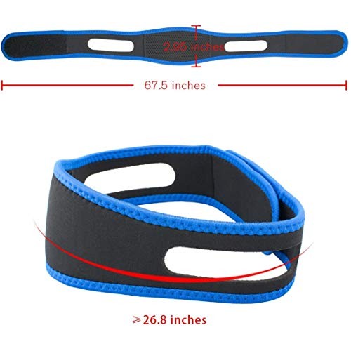 Anti Snoring Chin Strap(Blue) Snoring Solution Anti Snoring Devices Effective...