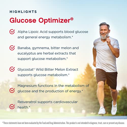 Jarrow Formulas Glucose Optimizer - 120 Tablets - Supports Glucose Metabolism...