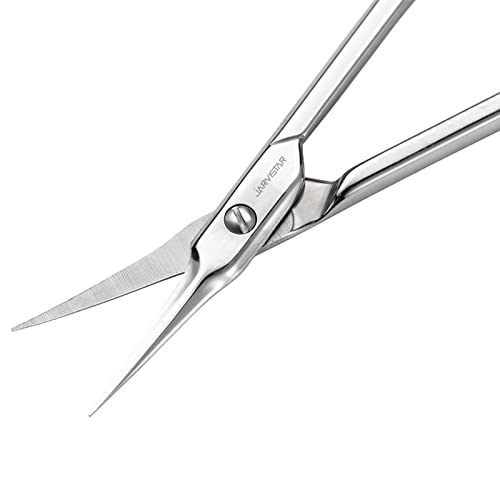 JARVISTAR Extra Fine Small Nail Scissors, Multipurpose Stainless Steel Cuticl...