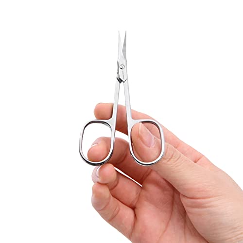 JARVISTAR Extra Fine Small Nail Scissors, Multipurpose Stainless Steel Cuticl...