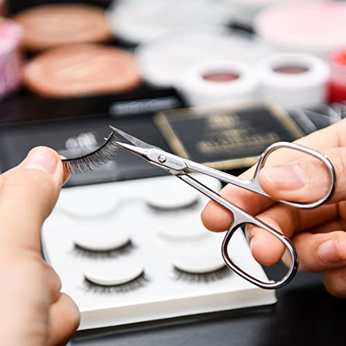 JARVISTAR Extra Fine Small Nail Scissors, Multipurpose Stainless Steel Cuticl...