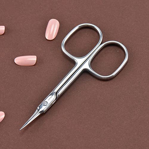 JARVISTAR Extra Fine Small Nail Scissors, Multipurpose Stainless Steel Cuticl...