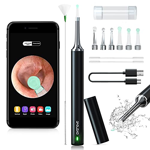 Ear Wax Removal Tool Camera Earwax Remover Tool 1080P FHD Wireless Ear Otosco...