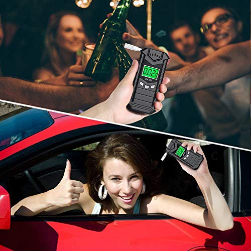 JASTEK Breathalyzer Alcohol Tester Portable Breathalyzer High-Accuracy Rechar...