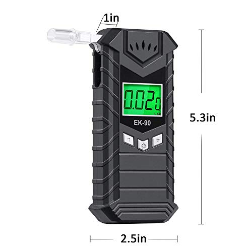 JASTEK Breathalyzer, Professional-Grade Accuracy Alcohol Tester, Rechargeable...