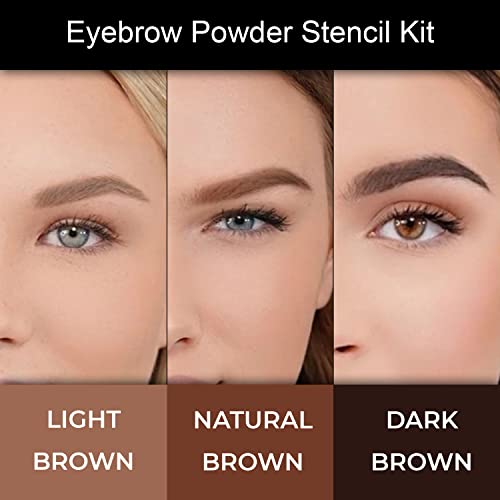 Eyebrow Stamp Stencil Kit, Eyebrow Stamp, 1 Step Eyebrow Stencil Shaping Kit ...