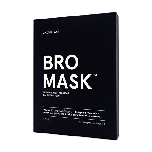 BRO MASK: Korean Face Mask for Men | 2 Pc. Hydrating Anti Aging Sheet Masks C...