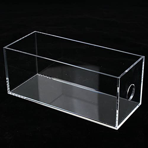 4 Slots Acrylic Sunglasses Eye Glasses Case, 4 Clear Divided Drawers, Cosmeti...