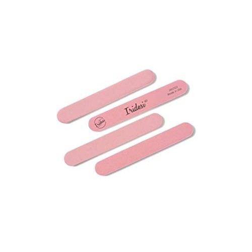Iridesi Mini Nail Files Pink 3.5 Inches Long By 1/2 Inch Wide Emery Boards 28...