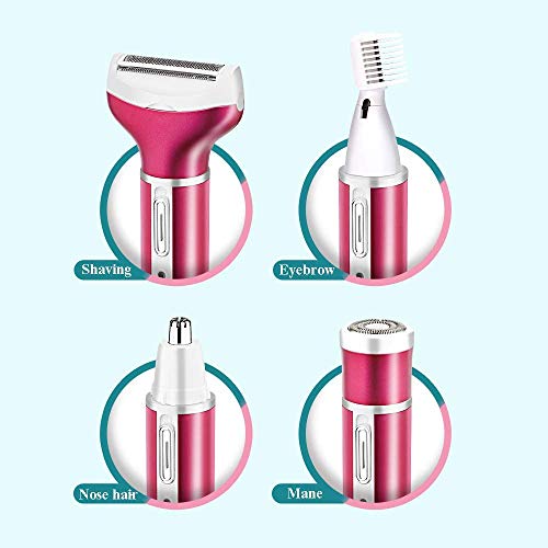 Epilator for Women Hair Removal 4 In 1 Electric Epilator Hair Shaver Lady’s R...