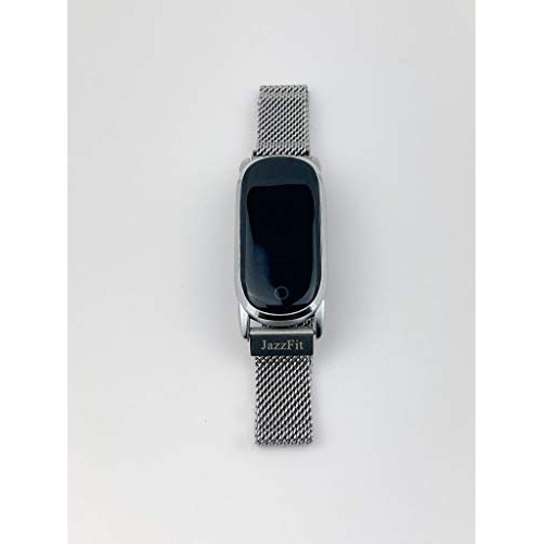 JazzFit Stainless Steel Smart Watch, Fitness & Activity Tracker, Blood Pressu...