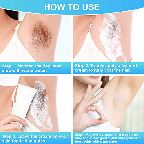 Hair Removal Cream Painless for Women and Men Suitable for Body Skin and Priv...