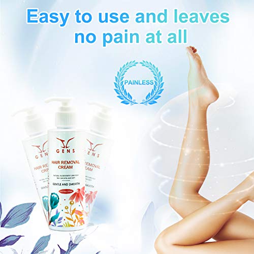 Hair Removal Cream Painless for Women and Men Suitable for Body Skin and Priv...