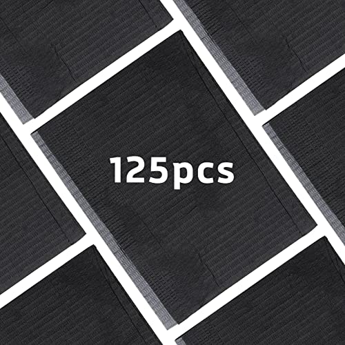 Dental Bibs - Jconly 125PCS Tattoo Bibs Disposable Waterproof 3 Ply Dental Pa...