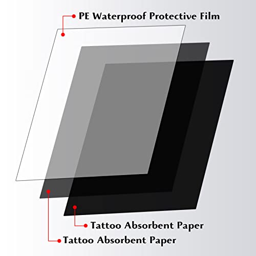 Dental Bibs - Jconly 125PCS Tattoo Bibs Disposable Waterproof 3 Ply Dental Pa...