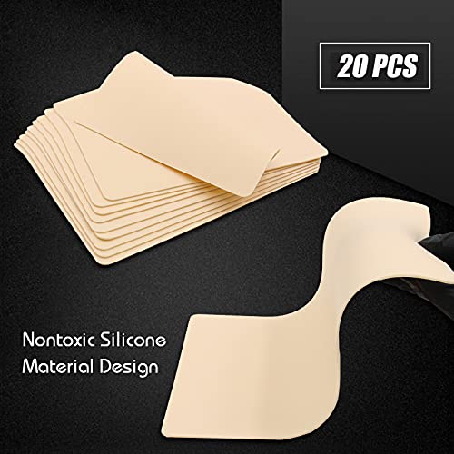 Tattoo Practice Skin - Jconly 20 Sheets 8×6 Double Sides Fake Tattoo Skin, Mi...