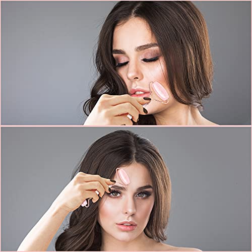 JCOTTON Jade Roller Gua Sha Facial Tools Gua Sha Massage Tool Skin Roller Mas...