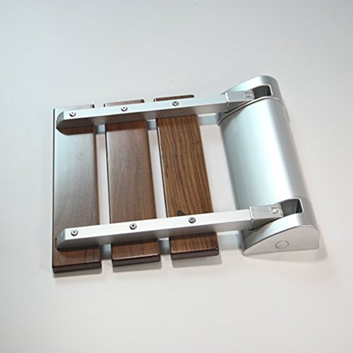 Folding Shower Seat Wall Mounted Bathroom Bath Safety Stool Chair Bench, 12.8...