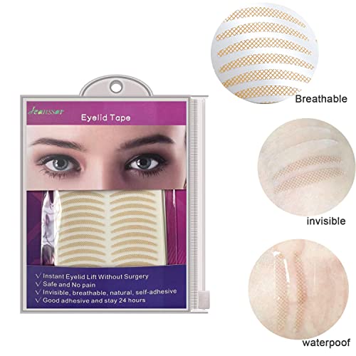 480Pcs Eyelid Tapes Invisible Eyelid lift Stripes (Sticky on one side), Insta...