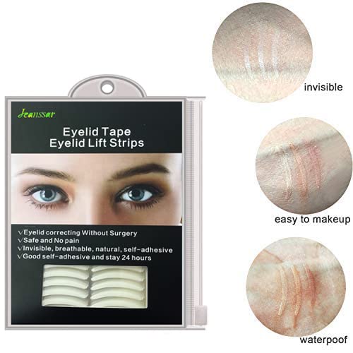 Eyelid Tapes, 400pcs Breathable Double Eyelid Stickers(Sticky on one side), I...
