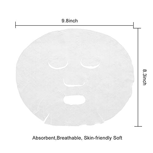 Jeanssar 100 Pieces Compressed Disposable Facial Mask Sheet Home DIY Skin Car...