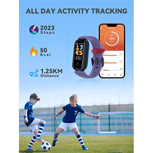 JEEZEE Kids Fitness Tracker[Health Monitor][Smart Reminder],Kids Fitness Watc...